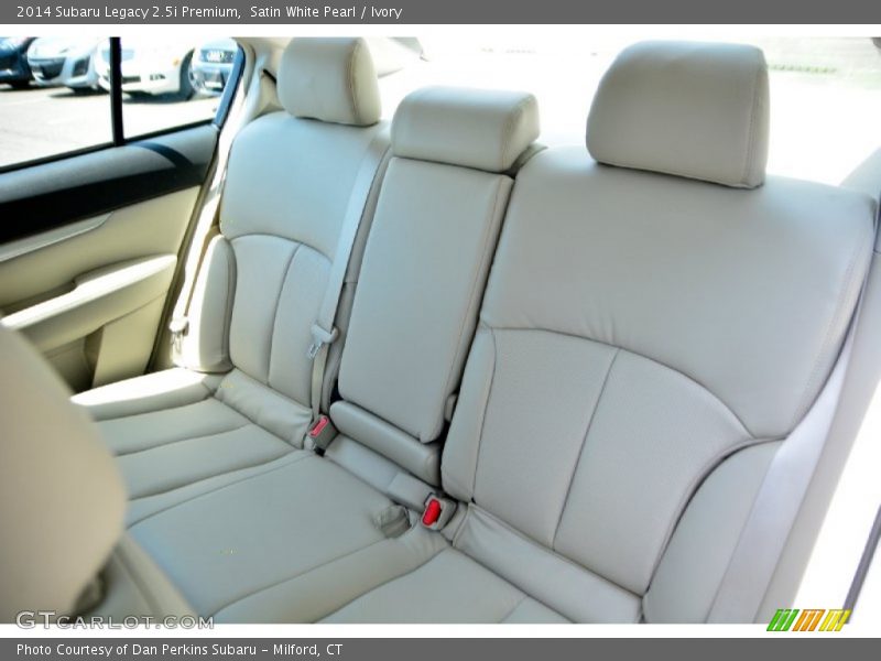 Satin White Pearl / Ivory 2014 Subaru Legacy 2.5i Premium