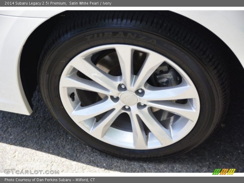 Satin White Pearl / Ivory 2014 Subaru Legacy 2.5i Premium
