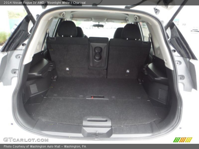 Moonlight White / Charcoal 2014 Nissan Rogue SV AWD