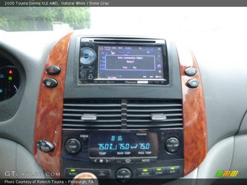 Natural White / Stone Gray 2006 Toyota Sienna XLE AWD