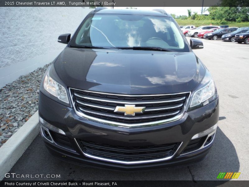 Tungsten Metallic / Ebony 2015 Chevrolet Traverse LT AWD