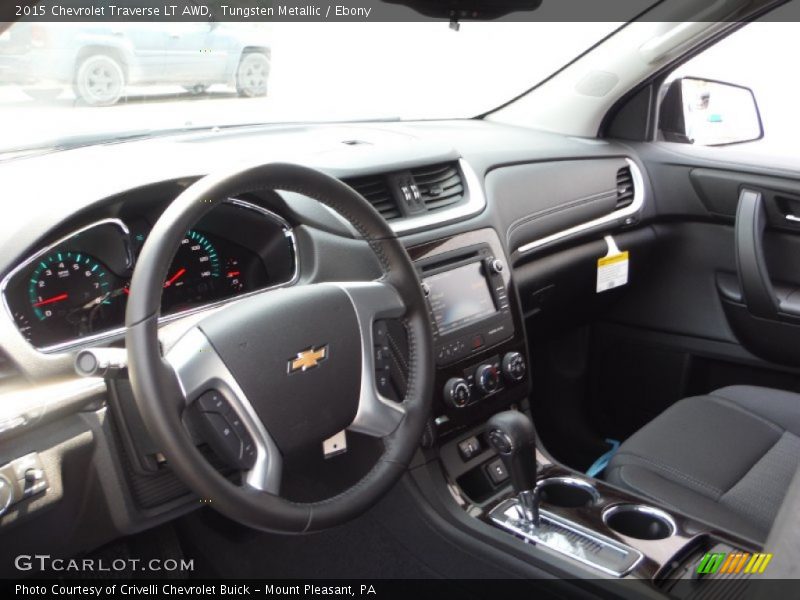 Tungsten Metallic / Ebony 2015 Chevrolet Traverse LT AWD