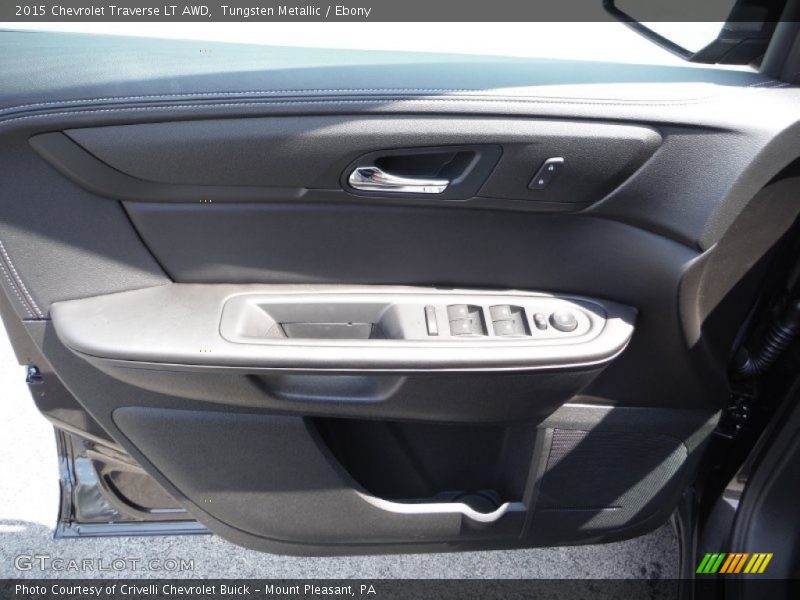 Tungsten Metallic / Ebony 2015 Chevrolet Traverse LT AWD