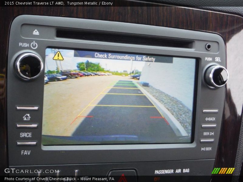 Tungsten Metallic / Ebony 2015 Chevrolet Traverse LT AWD