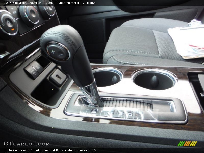 Tungsten Metallic / Ebony 2015 Chevrolet Traverse LT AWD