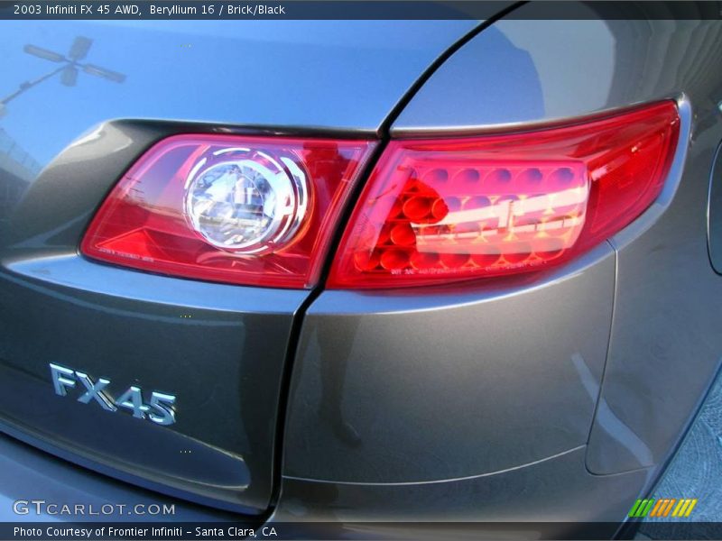 Beryllium 16 / Brick/Black 2003 Infiniti FX 45 AWD