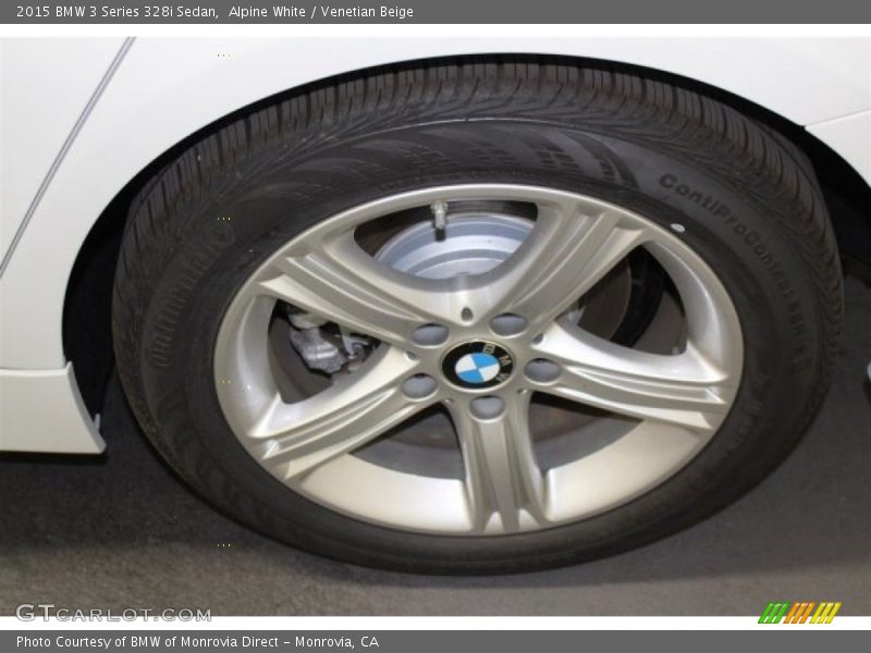 Alpine White / Venetian Beige 2015 BMW 3 Series 328i Sedan