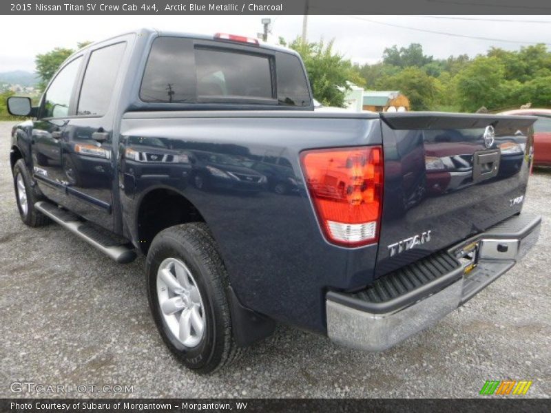 Arctic Blue Metallic / Charcoal 2015 Nissan Titan SV Crew Cab 4x4