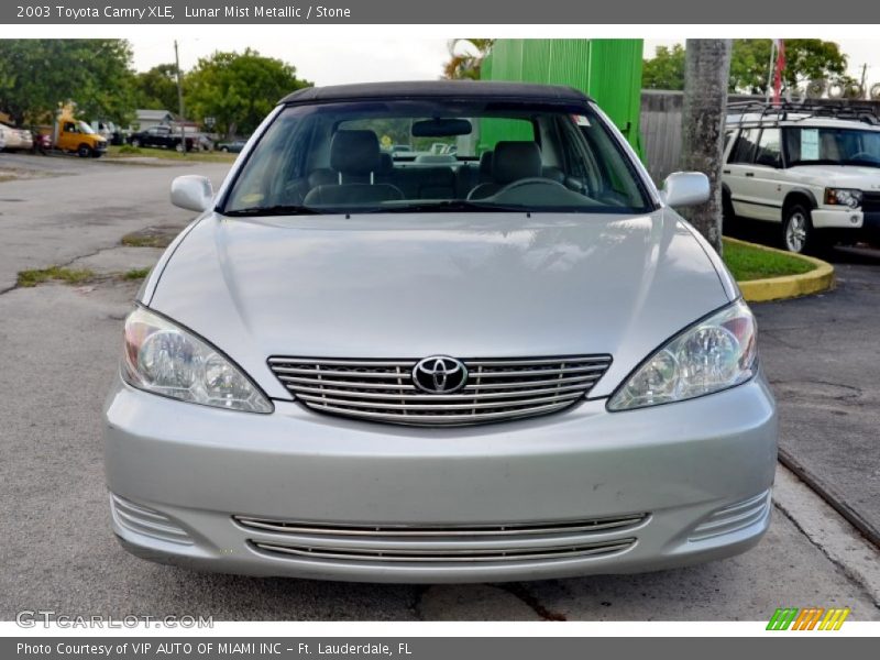 Lunar Mist Metallic / Stone 2003 Toyota Camry XLE