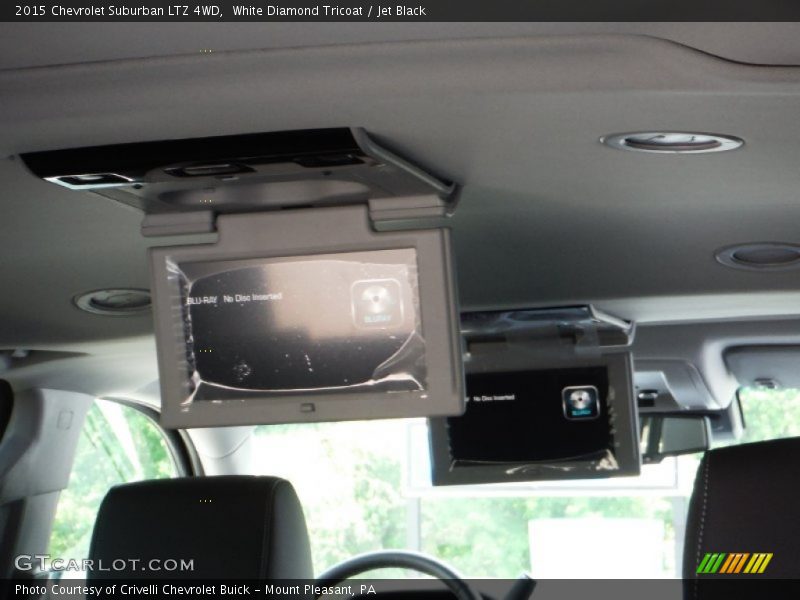 White Diamond Tricoat / Jet Black 2015 Chevrolet Suburban LTZ 4WD