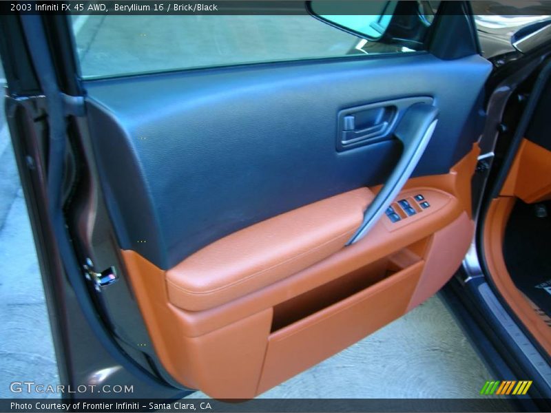 Beryllium 16 / Brick/Black 2003 Infiniti FX 45 AWD