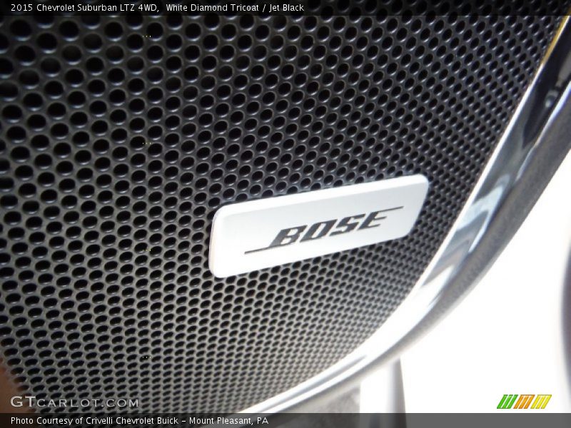 White Diamond Tricoat / Jet Black 2015 Chevrolet Suburban LTZ 4WD