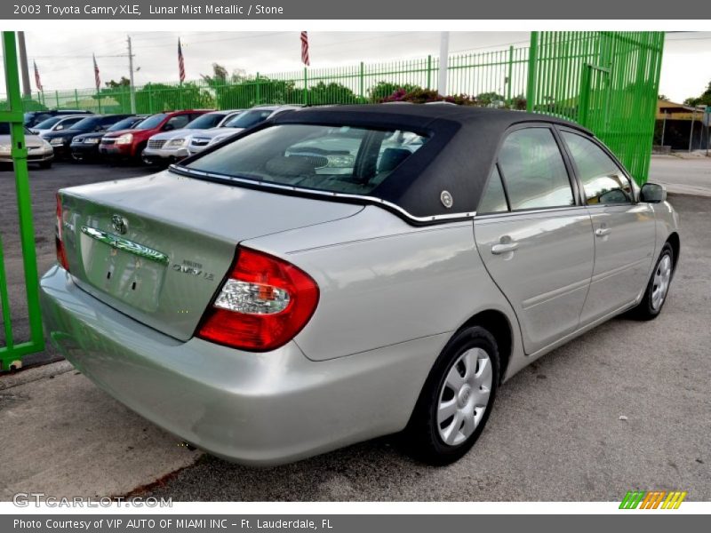 Lunar Mist Metallic / Stone 2003 Toyota Camry XLE