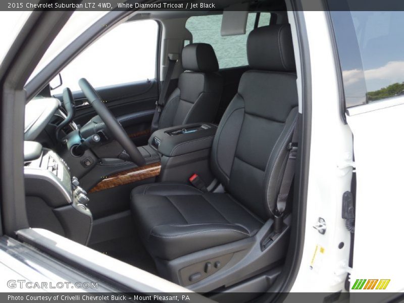 White Diamond Tricoat / Jet Black 2015 Chevrolet Suburban LTZ 4WD
