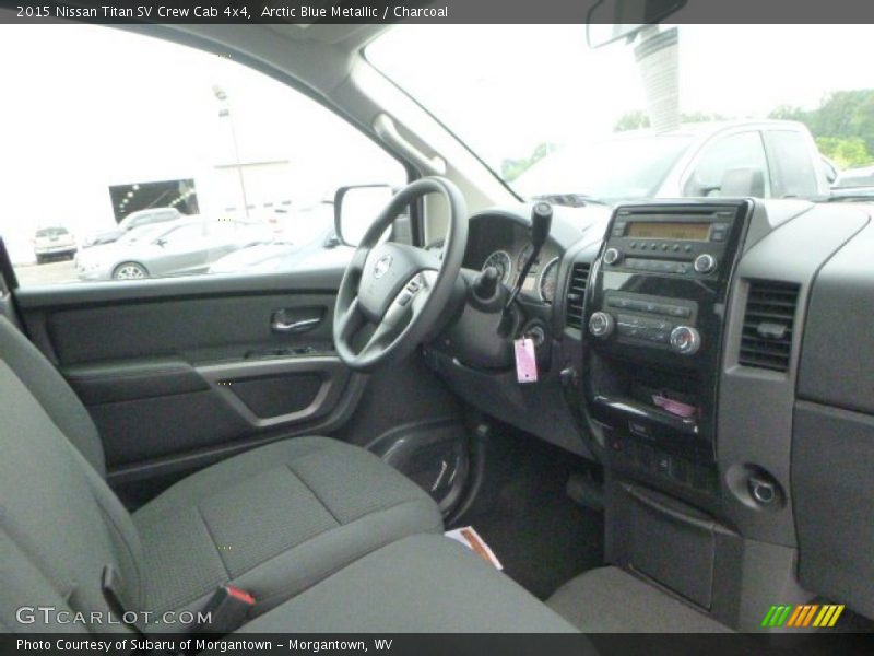 Arctic Blue Metallic / Charcoal 2015 Nissan Titan SV Crew Cab 4x4