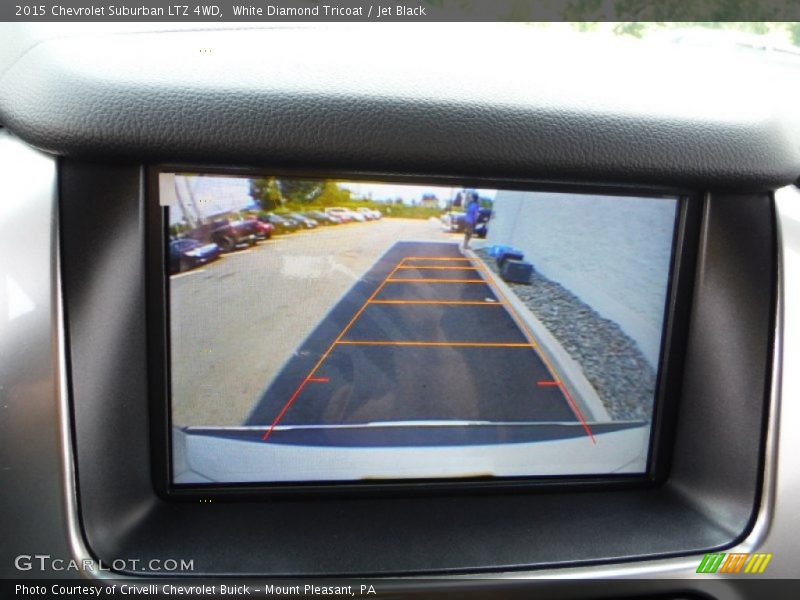 White Diamond Tricoat / Jet Black 2015 Chevrolet Suburban LTZ 4WD
