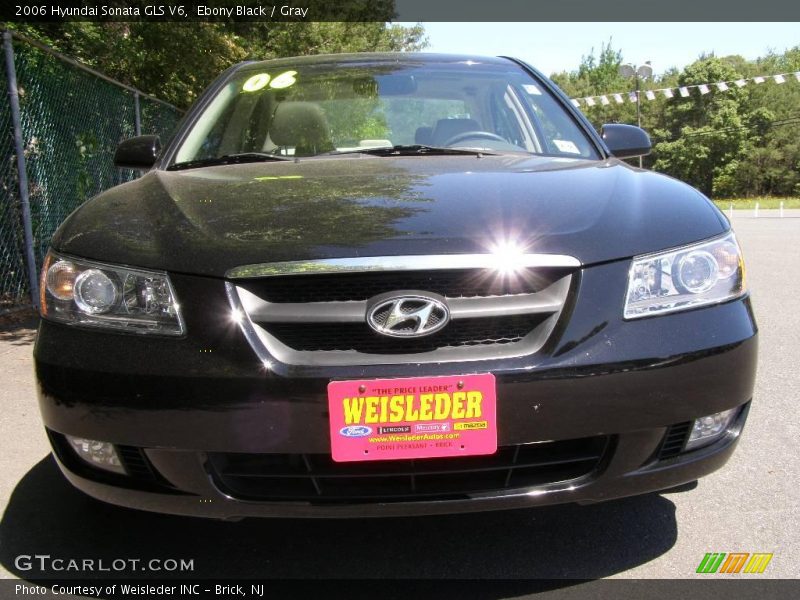 Ebony Black / Gray 2006 Hyundai Sonata GLS V6
