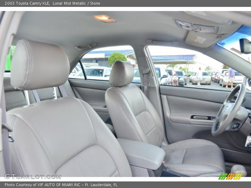 Lunar Mist Metallic / Stone 2003 Toyota Camry XLE