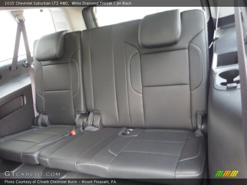 White Diamond Tricoat / Jet Black 2015 Chevrolet Suburban LTZ 4WD