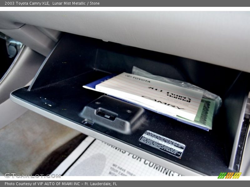 Lunar Mist Metallic / Stone 2003 Toyota Camry XLE