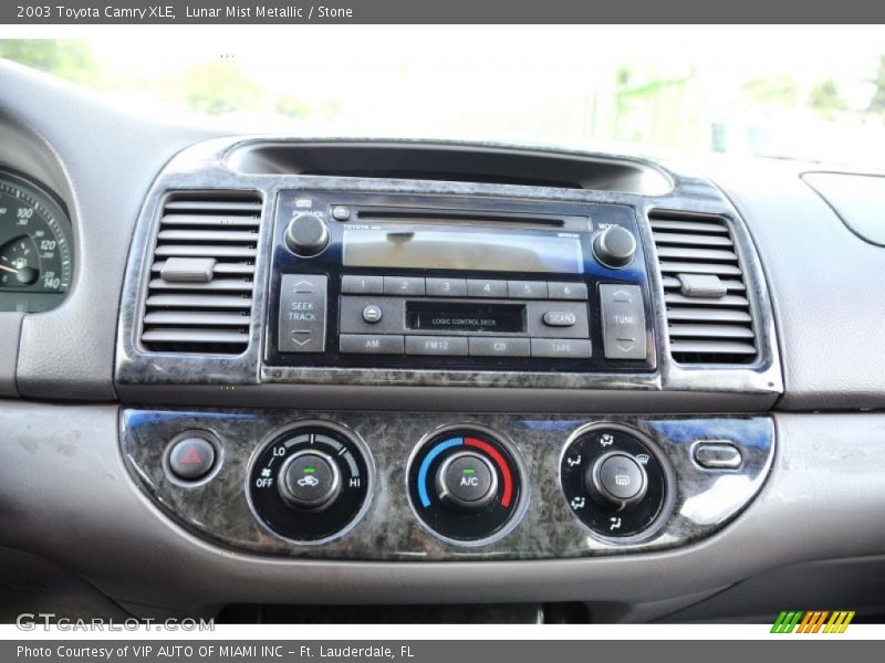 Lunar Mist Metallic / Stone 2003 Toyota Camry XLE