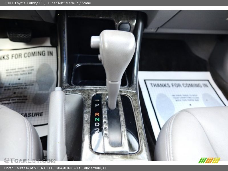 Lunar Mist Metallic / Stone 2003 Toyota Camry XLE