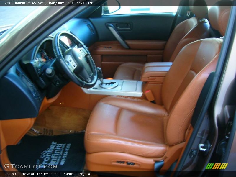 Beryllium 16 / Brick/Black 2003 Infiniti FX 45 AWD