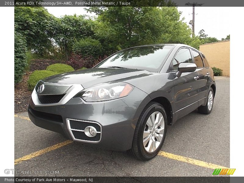 Polished Metal Metallic / Taupe 2011 Acura RDX Technology SH-AWD