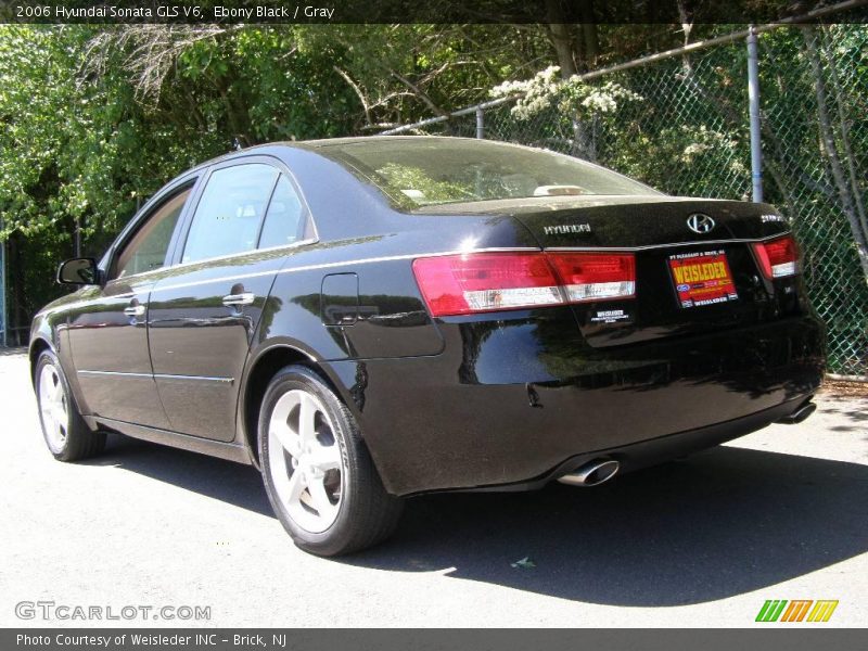 Ebony Black / Gray 2006 Hyundai Sonata GLS V6