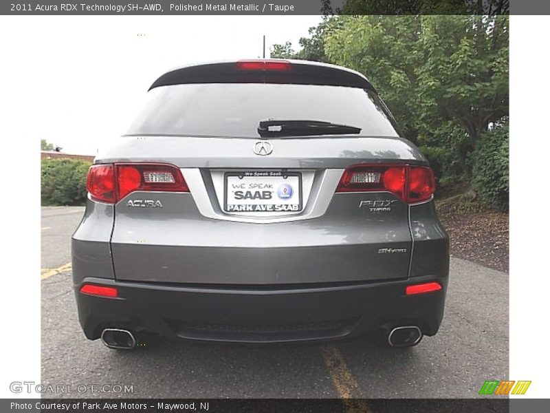 Polished Metal Metallic / Taupe 2011 Acura RDX Technology SH-AWD