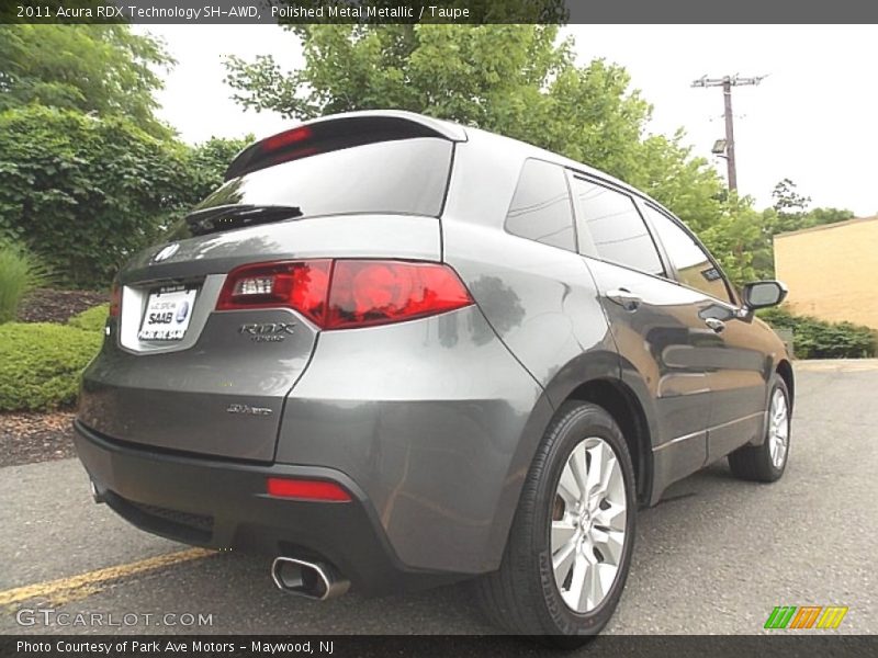 Polished Metal Metallic / Taupe 2011 Acura RDX Technology SH-AWD