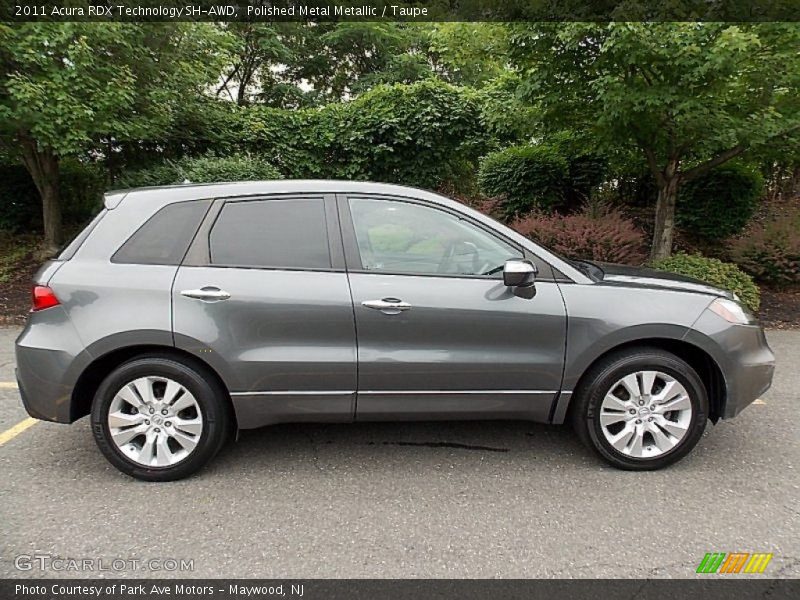 Polished Metal Metallic / Taupe 2011 Acura RDX Technology SH-AWD