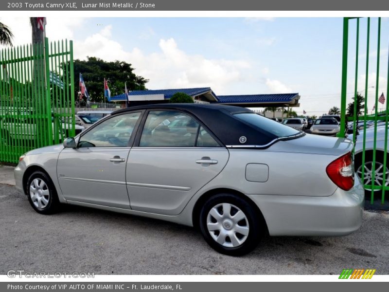 Lunar Mist Metallic / Stone 2003 Toyota Camry XLE