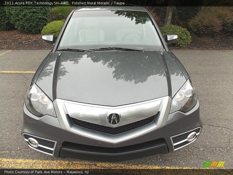 Polished Metal Metallic / Taupe 2011 Acura RDX Technology SH-AWD