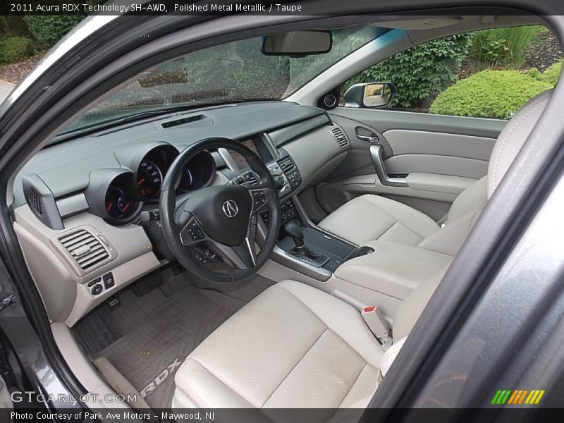 Polished Metal Metallic / Taupe 2011 Acura RDX Technology SH-AWD