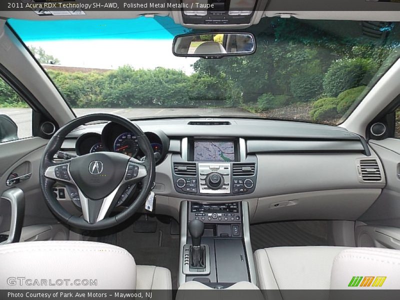 Polished Metal Metallic / Taupe 2011 Acura RDX Technology SH-AWD