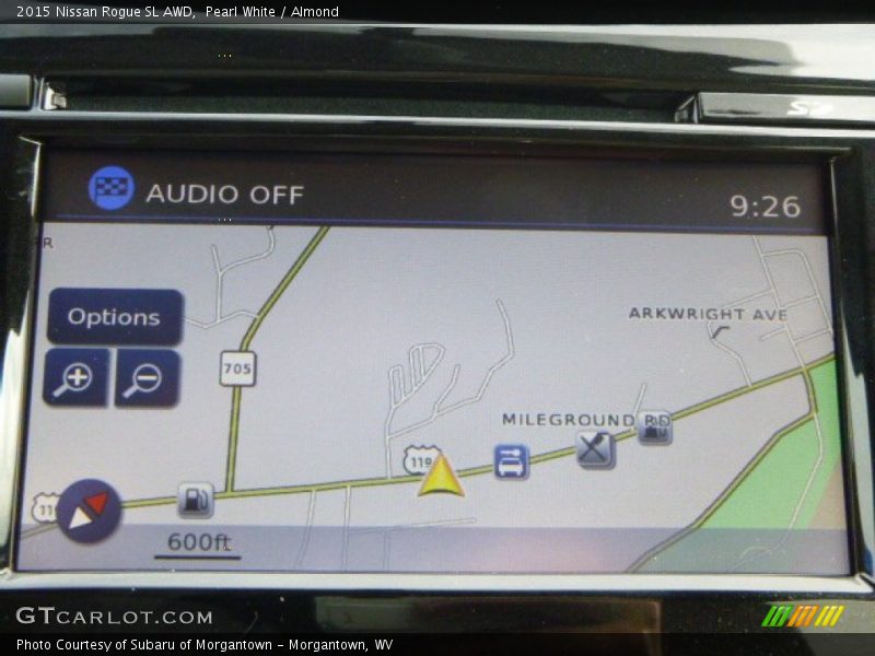 Pearl White / Almond 2015 Nissan Rogue SL AWD