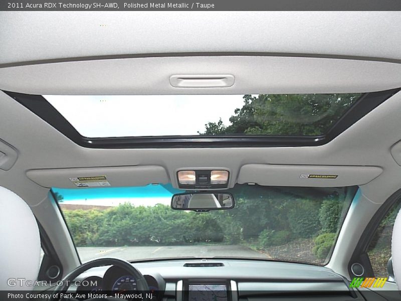 Polished Metal Metallic / Taupe 2011 Acura RDX Technology SH-AWD