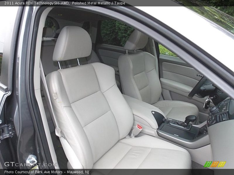 Polished Metal Metallic / Taupe 2011 Acura RDX Technology SH-AWD