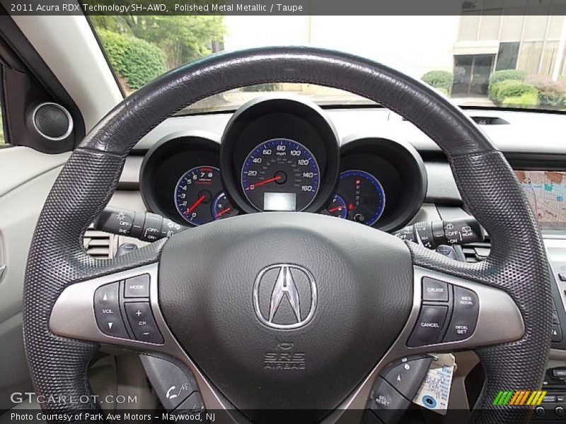 Polished Metal Metallic / Taupe 2011 Acura RDX Technology SH-AWD