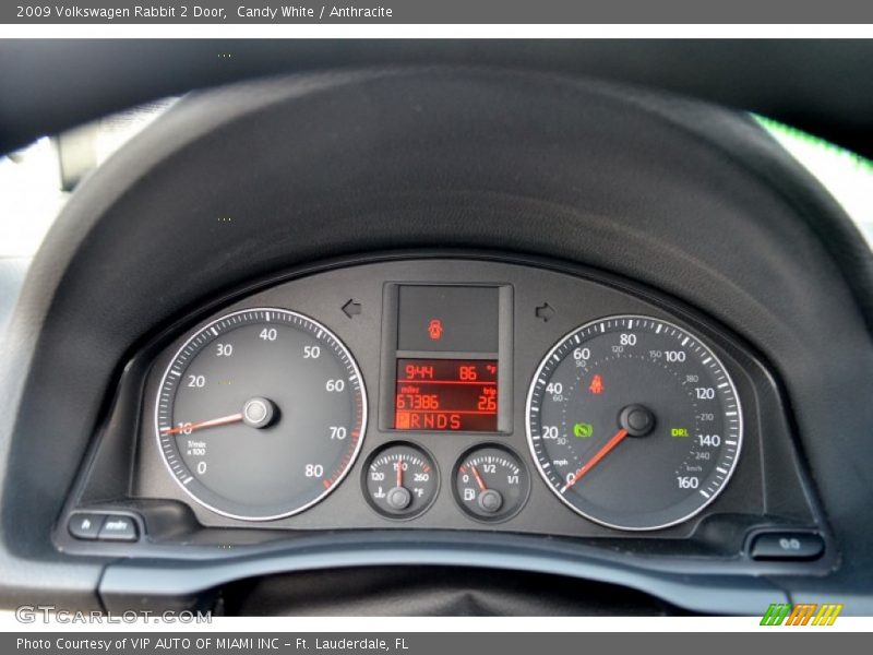 Candy White / Anthracite 2009 Volkswagen Rabbit 2 Door
