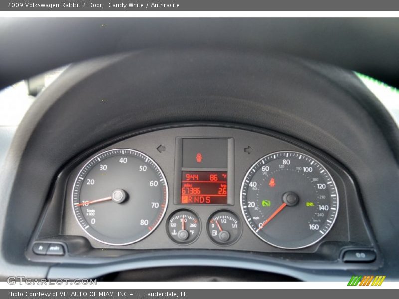 Candy White / Anthracite 2009 Volkswagen Rabbit 2 Door