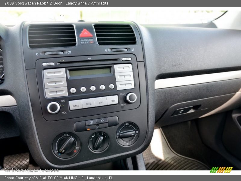 Candy White / Anthracite 2009 Volkswagen Rabbit 2 Door