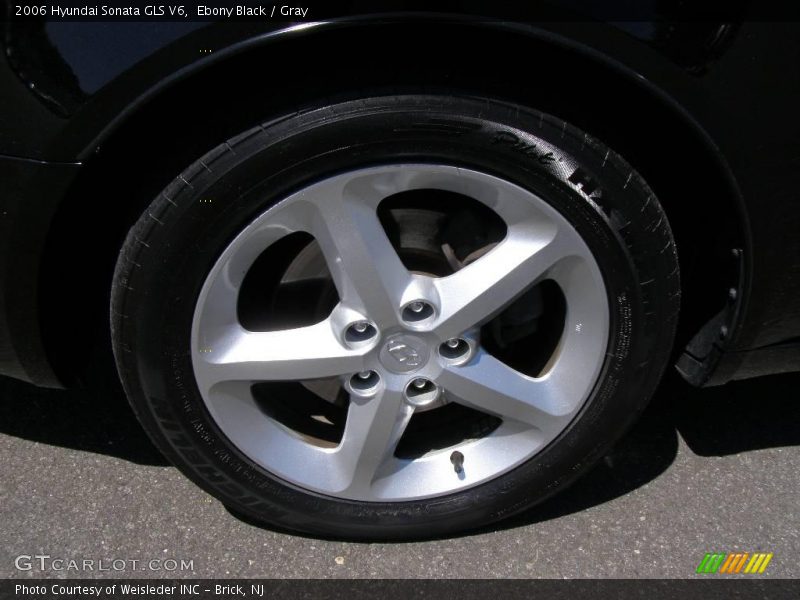 Ebony Black / Gray 2006 Hyundai Sonata GLS V6