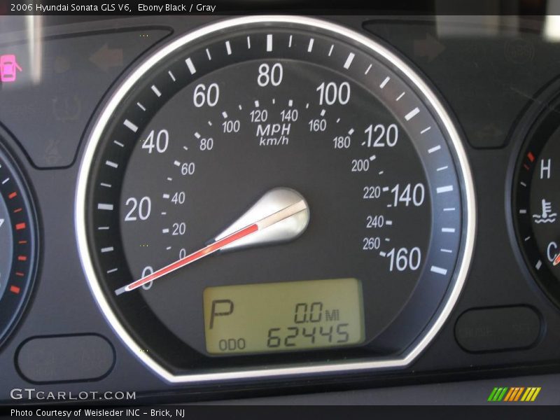 Ebony Black / Gray 2006 Hyundai Sonata GLS V6