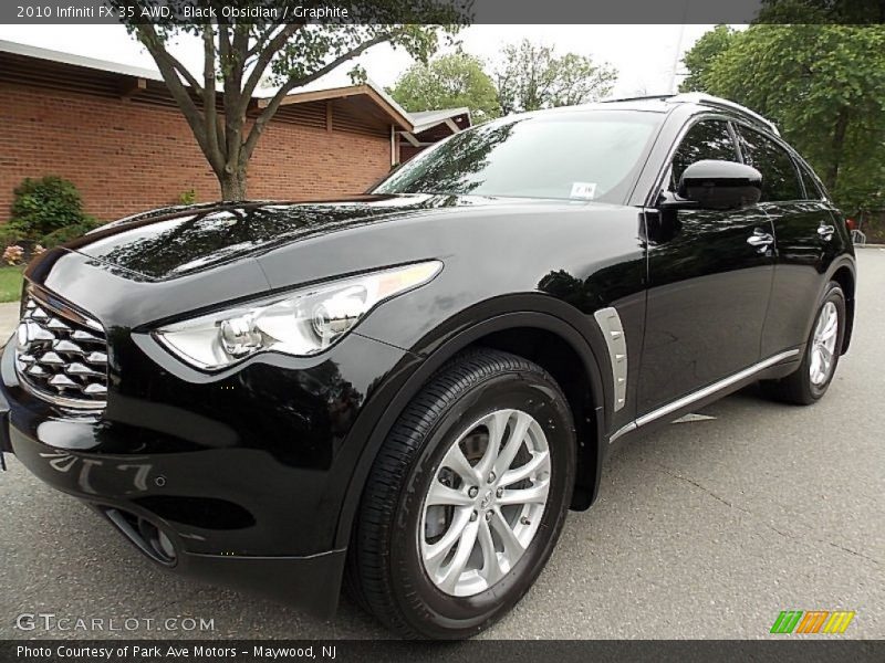 Black Obsidian / Graphite 2010 Infiniti FX 35 AWD