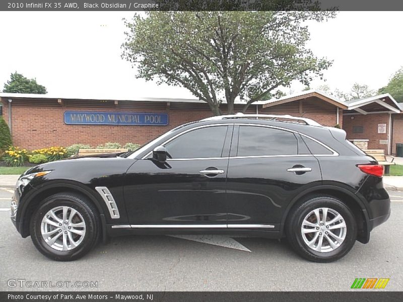 Black Obsidian / Graphite 2010 Infiniti FX 35 AWD