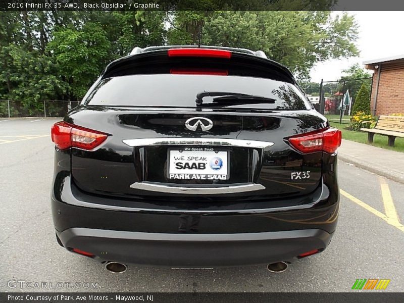 Black Obsidian / Graphite 2010 Infiniti FX 35 AWD