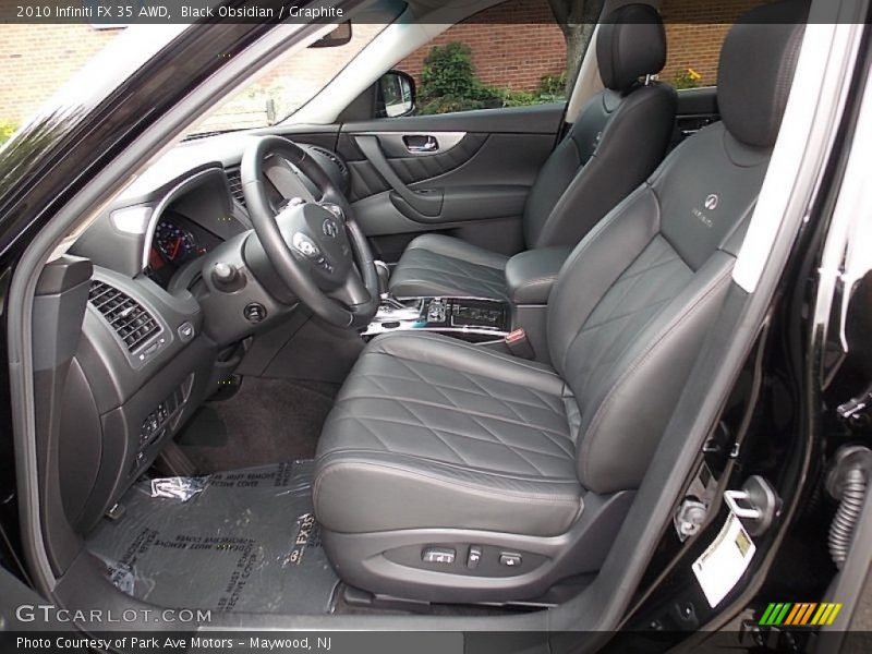 Black Obsidian / Graphite 2010 Infiniti FX 35 AWD