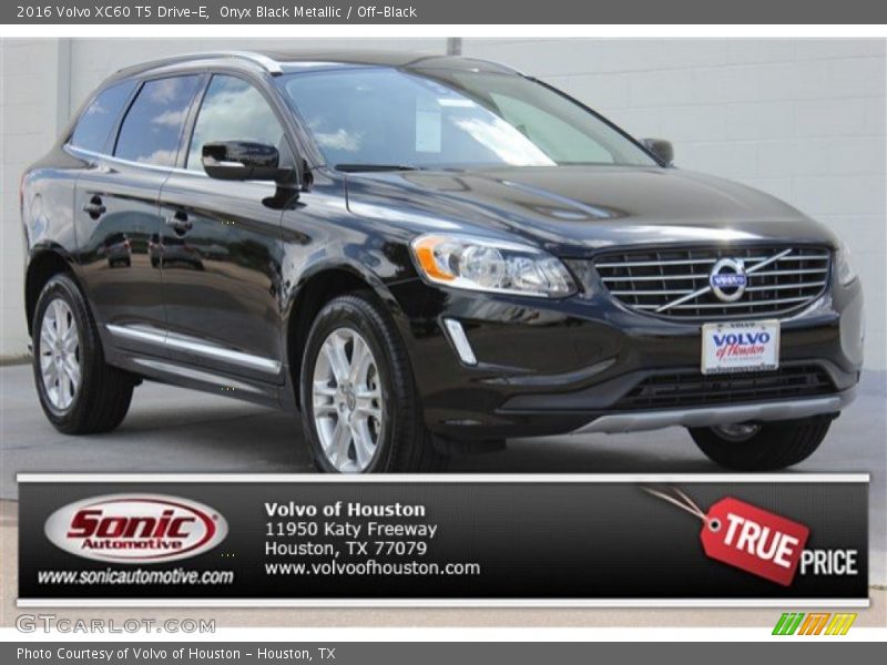 Onyx Black Metallic / Off-Black 2016 Volvo XC60 T5 Drive-E